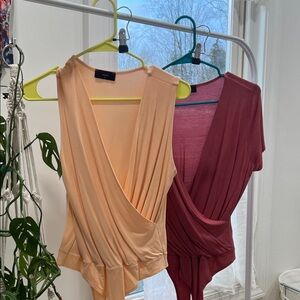 2 Mynta bodysuits, Size LP